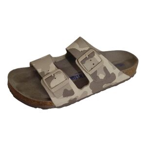Birkenstock Arizona Soft Footbed Camo Slide Sandals